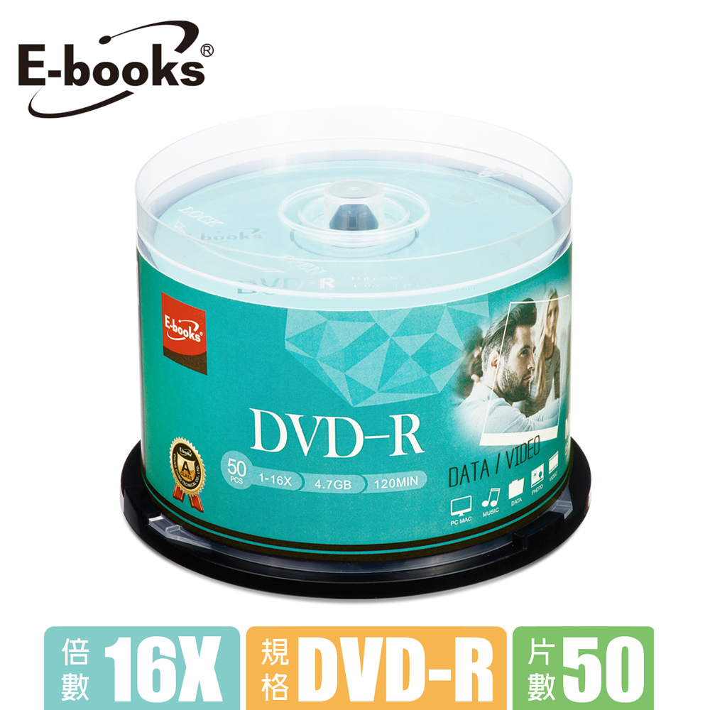 E Books 晶鑽版16x Dvd R 50片桶 Pchome 24h購物