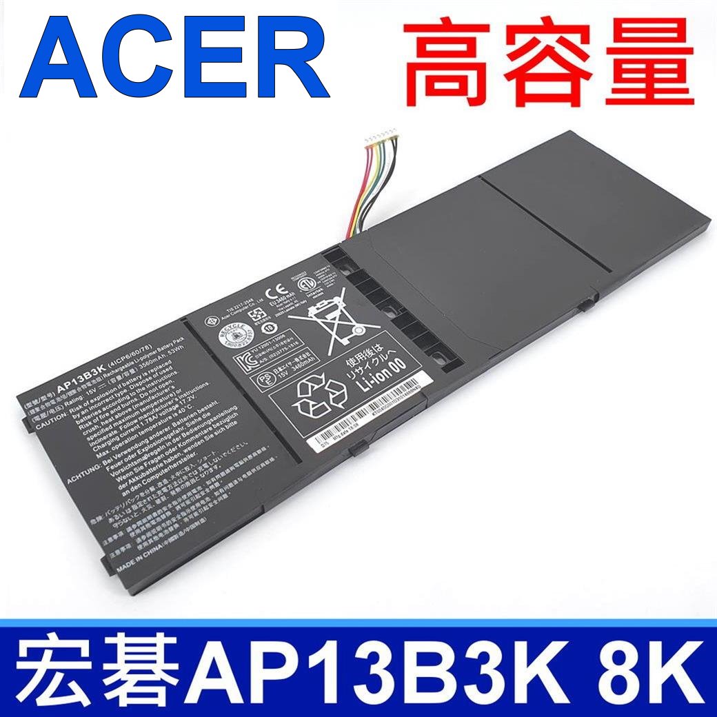 ACER 宏碁AP13B3K 電池V7–482 V7-482P V7-482PG V5-573 V5-573G V5-573G V5-573P  V5-452 - PChome 24h購物