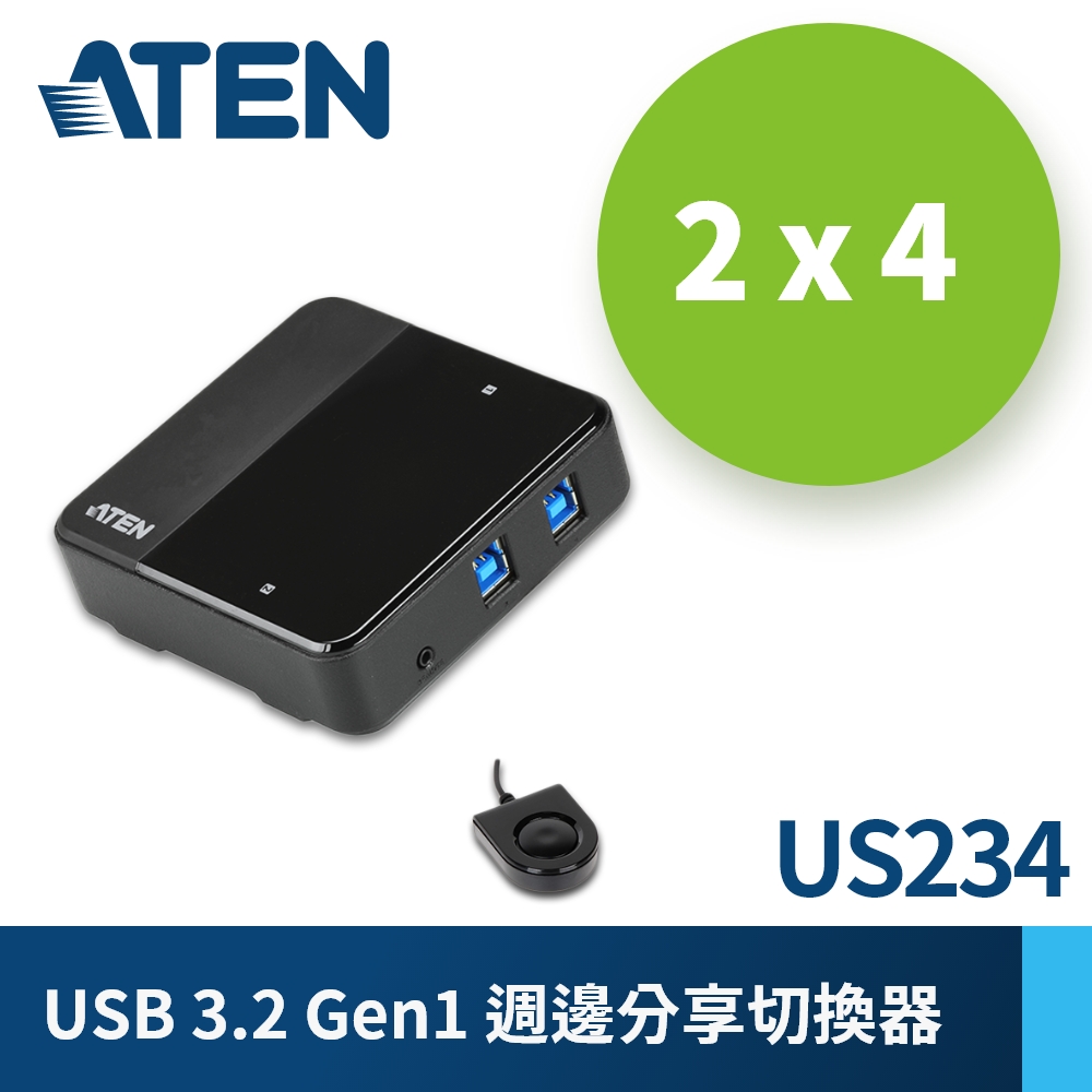 分配器・切替器 ATEN 2-port 4K displayport USB-C KVM 2ポートUSB-C DisplayPort KVMスイッチ（4K60p対応、ワイヤード