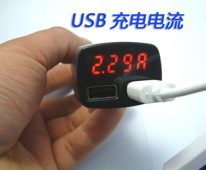 四合一車載電瓶電壓電流溫度usb充電器 Pchome 24h購物