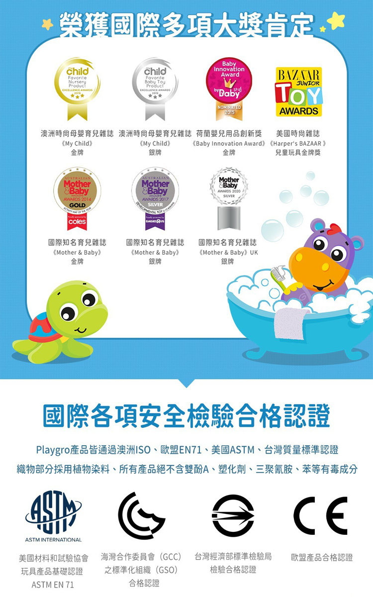 澳洲Playgro - 可愛健身遊戲墊