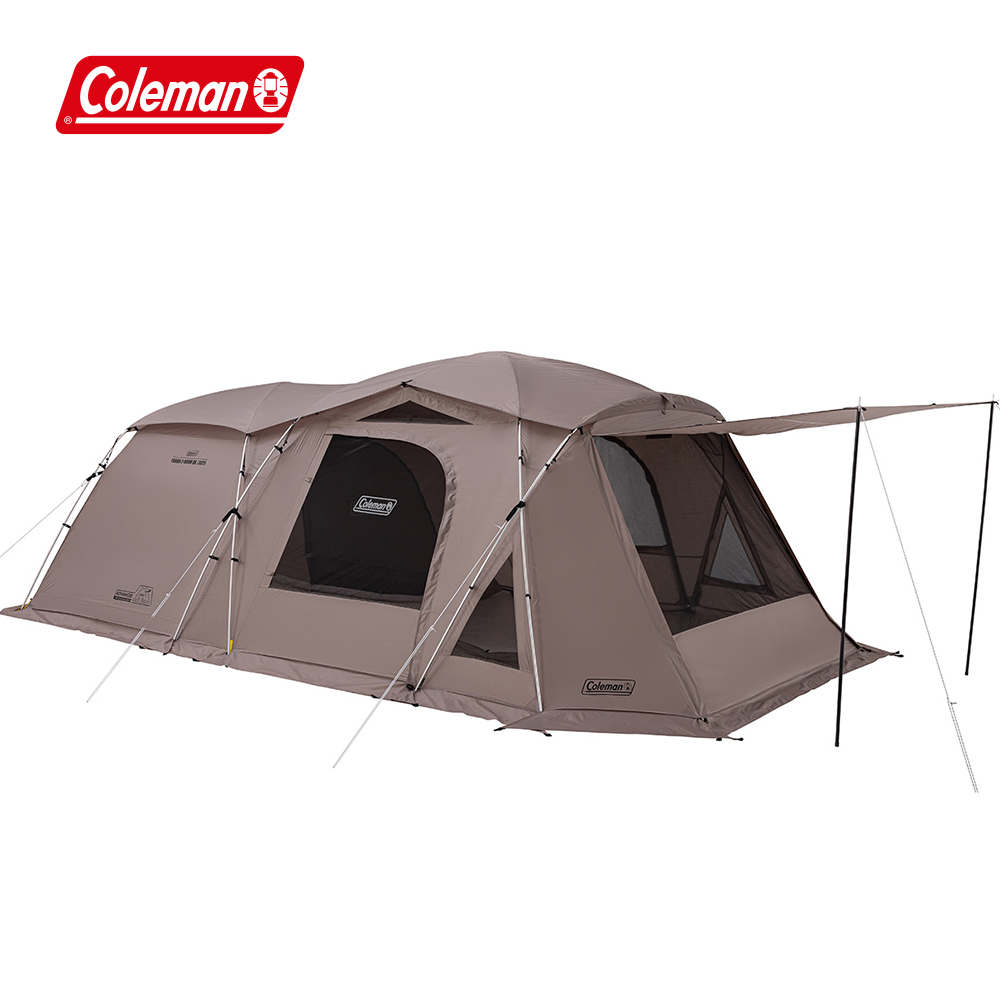 Coleman Tough Screen 2-Room House 4-5人用 Coleman 美國TOUGH 2-ROOM HOUSE MDX 4-5人日系潮流感灰咖啡色帳篷