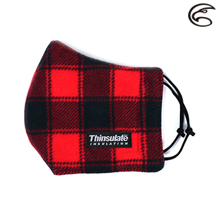 ADISI 防風保暖口罩 AS19026 / 紅黑格紋