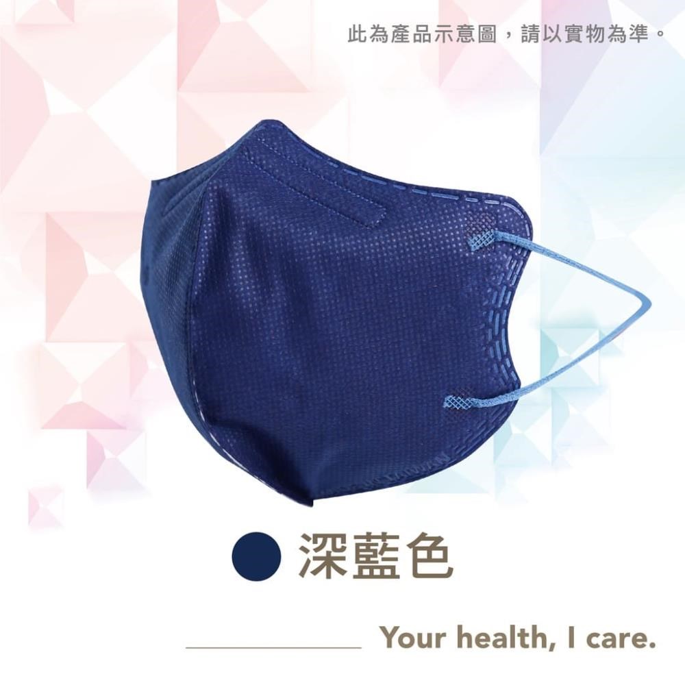 【南紡購物中心】 CAiRE 艾可兒 新版成人醫用口罩XL-(50入x3盒)-深藍色