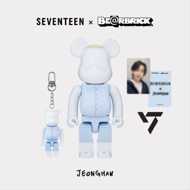Be@rbrick 庫柏力克熊BE@RBRICK X SEVENTEEN 權順榮HOSHI 400%+100