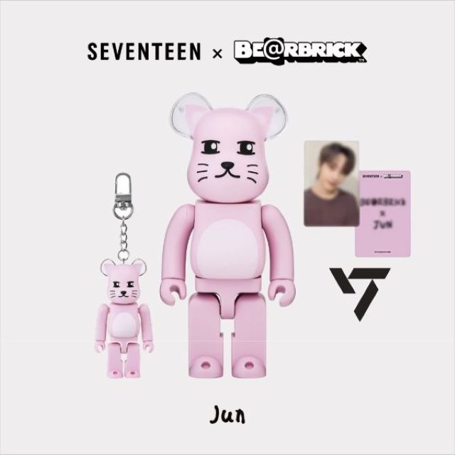 Be@rbrick 庫柏力克熊BE@RBRICK X SEVENTEEN 李知勳WOOZI 400%+100