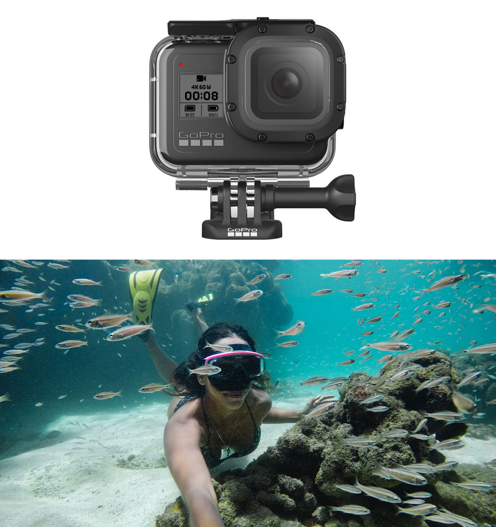 Gopro Hero8 Black專用60m潛水防水盒ajdiv 001 公司貨 Pchome 24h購物