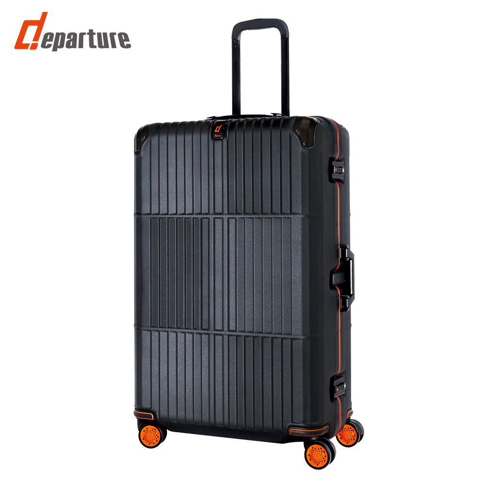 departure 旅行趣煞車款異形箱27吋行李箱/旅行箱黑色電子紋(HD515S