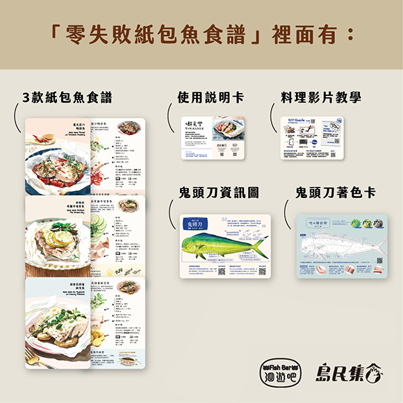 懶食堂 零失敗紙包魚食譜x低調的米其林 鬼頭刀篇 Pchome 24h書店