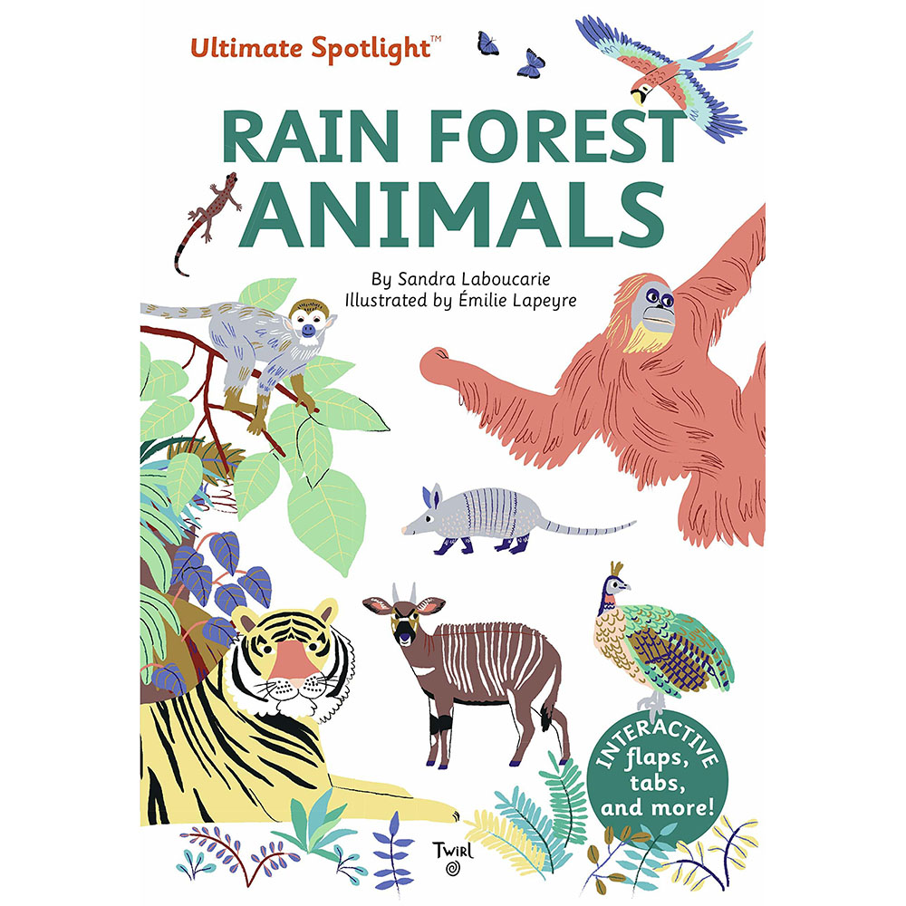 Ultimate Spotlight：Rain Forest Animals 熱帶雨林動物翻頁推拉書（外文書）