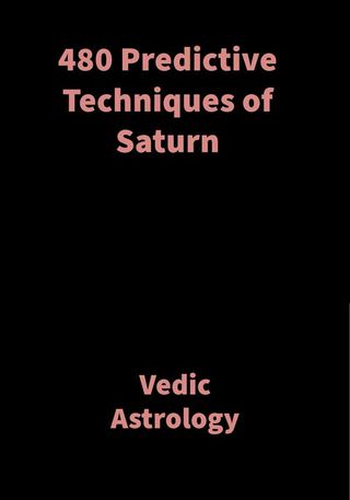 480 Predictive Techniques of Saturn(Kobo/電子書)