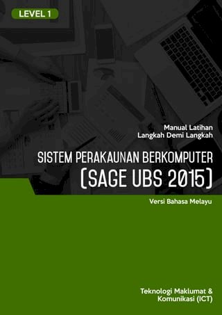 Sistem Perakaunan Berkomputer (Sage UBS 2015) Level 1(Kobo/電子書)