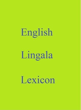 English Lingala Lexicon(Kobo/電子書)