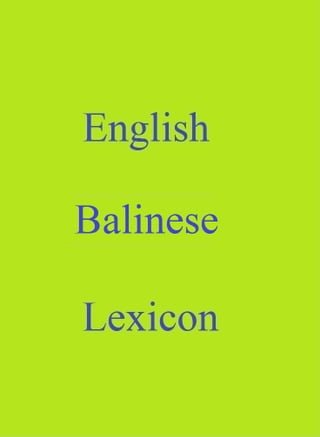 English Balinese Lexicon(Kobo/電子書)