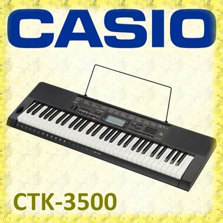 『CASIO 卡西歐』標準61鍵可攜式學習款電子琴 CTK-3500 / 公司貨保固