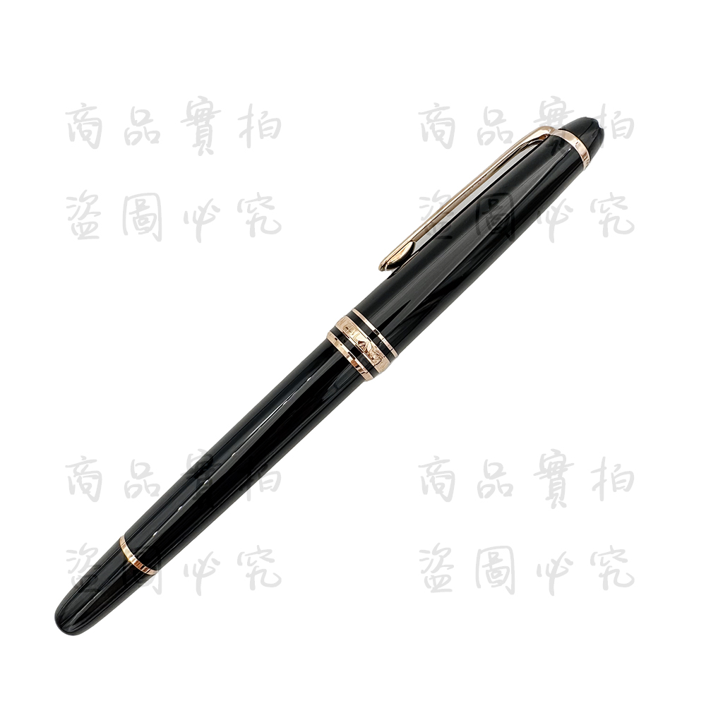 MONTBLANC 萬寶龍《163 小班鍍金質經典鋼珠筆12890 》【德國