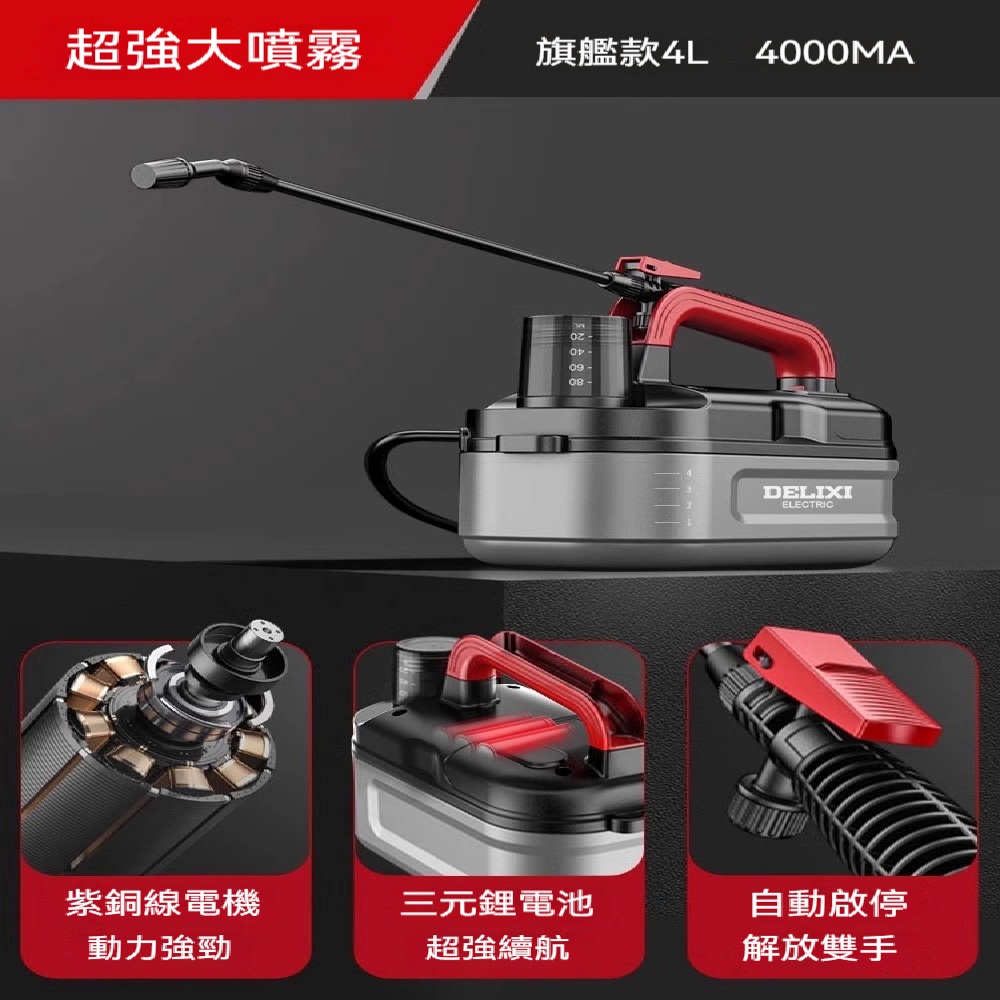 電動噴霧器♬ 5L電動噴霧器新式噴灑消毒機電動噴壺便攜電動噴壺家用噴霧器超能玩工