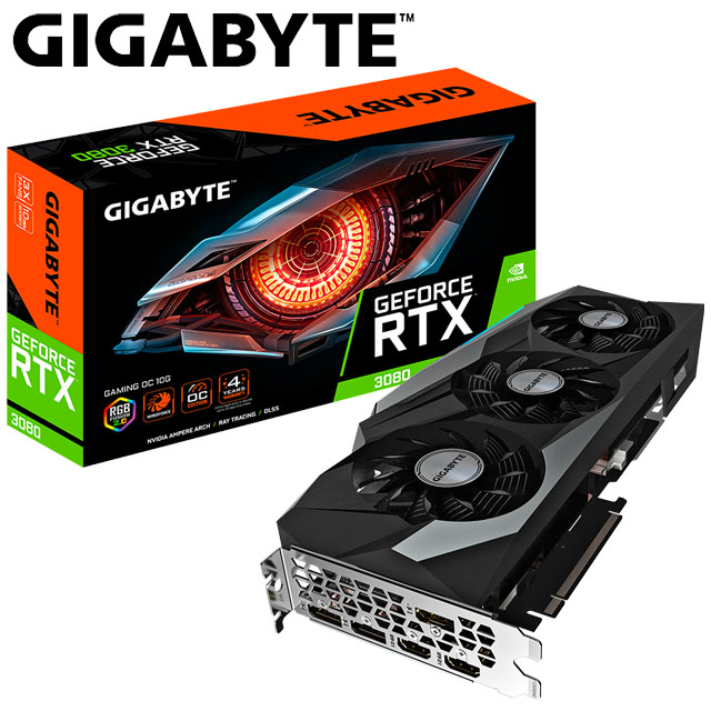 技嘉 GeForce RTX™ 3080 GAMING OC 10G (rev. 2.0) 顯示卡