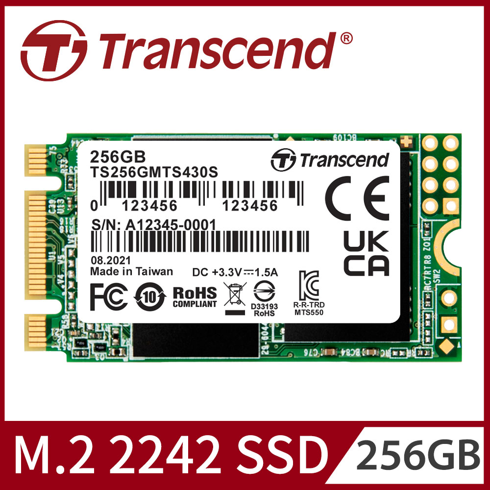 からお Transcend M.2 SSD 128GB SATA3 6Gb/s MLC NAND採 (未使用品)の