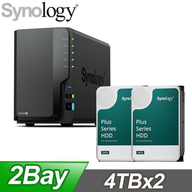 Synology NAS DS223j+IronWolf Pro 8TB 2台 搭希捷IronWolf 2TB*2] Synology DS223j 2Bay NAS - PChome 24h購物