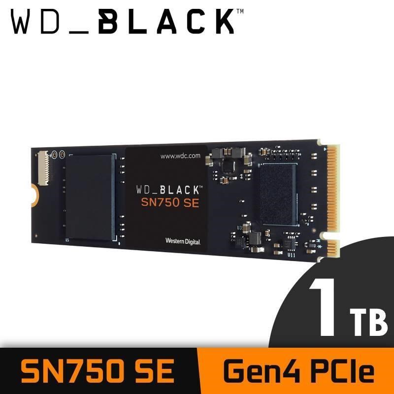 WD 黑標SN750 SE 1TB M.2 2280 Gen4 PCIe SSD - PChome 24h購物