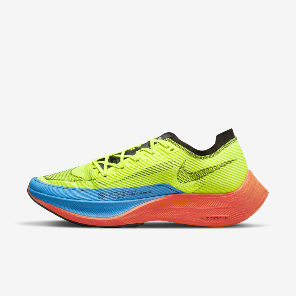 Nike ZoomX Vaporfly Next% 2 [DV3030-700] 男慢跑鞋運動路跑碳板螢黃藍- PChome 24h購物