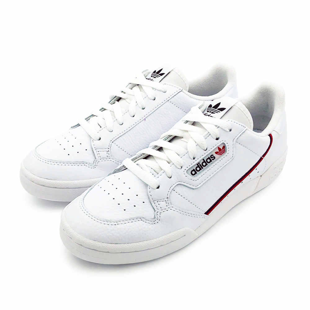 【ADIDAS】 CONTINENTAL 80 男女白休閒鞋-G27706 - PChome 24h購物