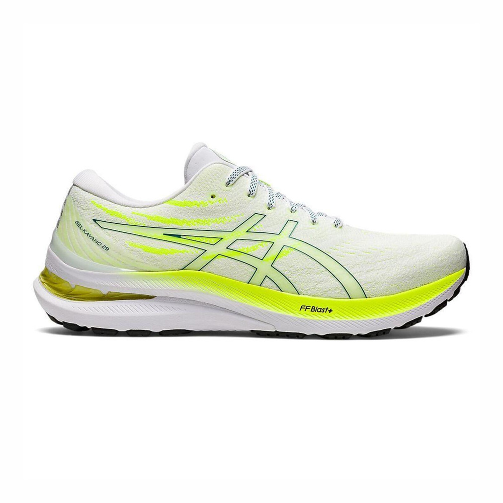 Asics GEL-Kayano 29 [1011B440-100] 男慢跑鞋運動路跑支撐緩震亞瑟士白螢黃- PChome 24h購物