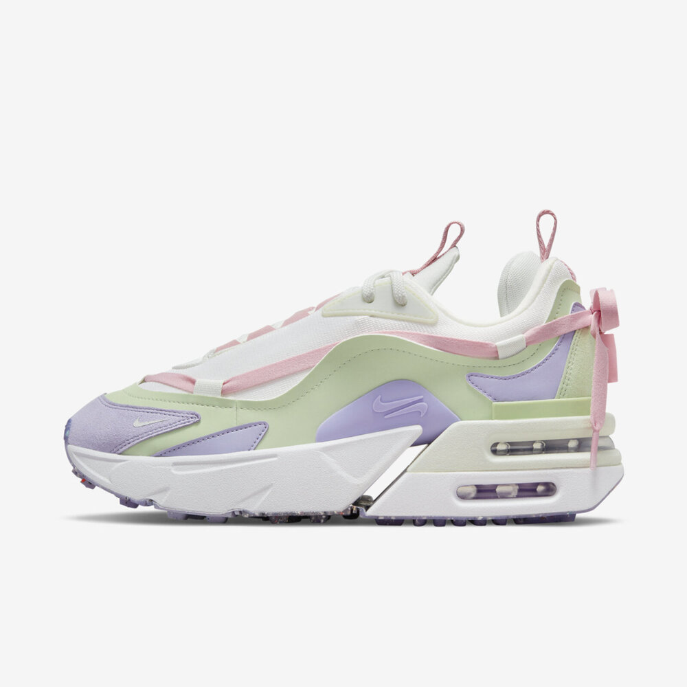 Nike W Air Max Furyosa [DH0531-100] 女休閒鞋運動氣墊厚底綁帶穿搭白