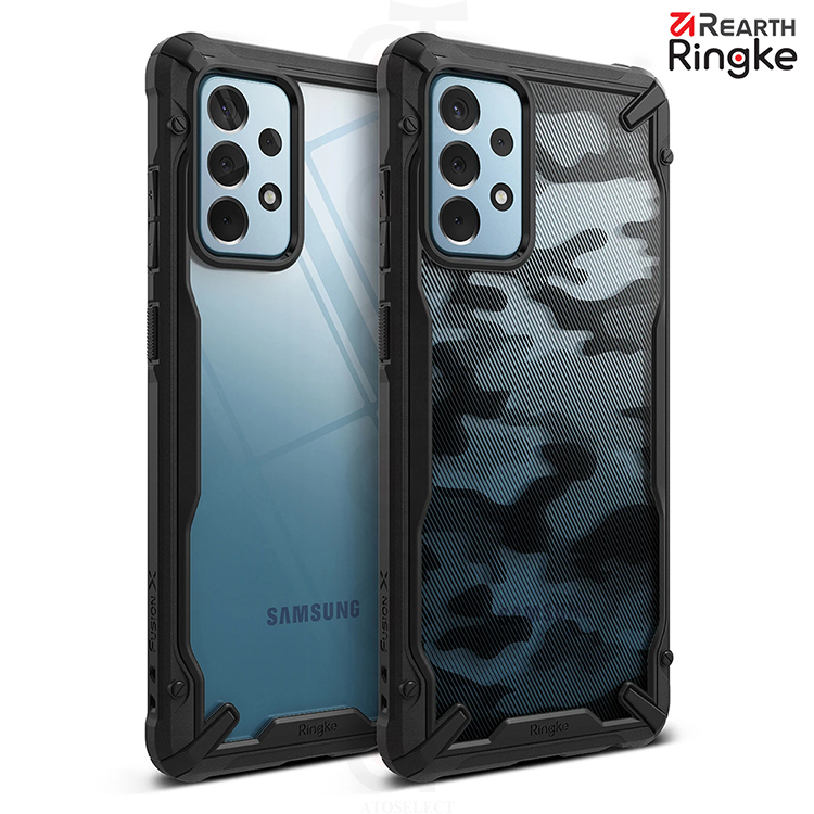 【Ringke】三星 Samsung Galaxy A52 Fusion X Case 防撞手機保護殼（迷彩黑）
