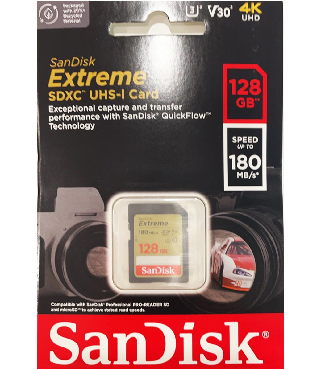 SanDisk 128GB 128G SDXC Extreme【150MB/s】4K U3 V30 C10 SDSDXV5-128G 相機記憶卡-  PChome 24h購物