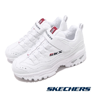 solid white skechers